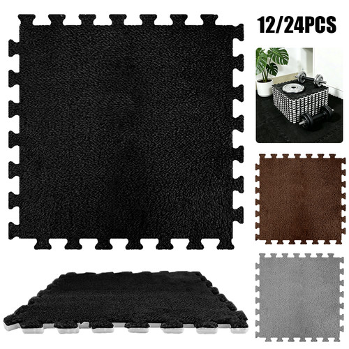 24x interlocking carpet shaggy - 24x,